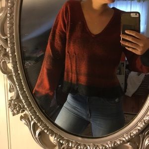 Anthropologie Burnt Umber sweater